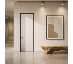 Minimalist Hidden Door Flush with Wall Seamless Integration Customized Logo Secret Opening Interior Door for Home Minimalist Hidden Door Flush with Wall Seamless Integration Customized Logo Secret Opening Interior Door for Home